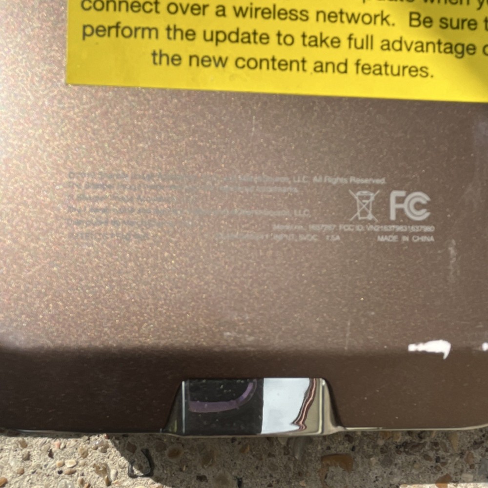 Sharper Image Literati White eBook Reader with Built-In Keyboard