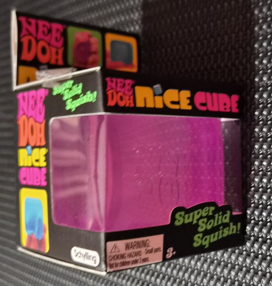 SCHYLLING NEEDOH NICE CUBE PURPLE 2.5 INCH SUPER SOLID SQUISH NIB