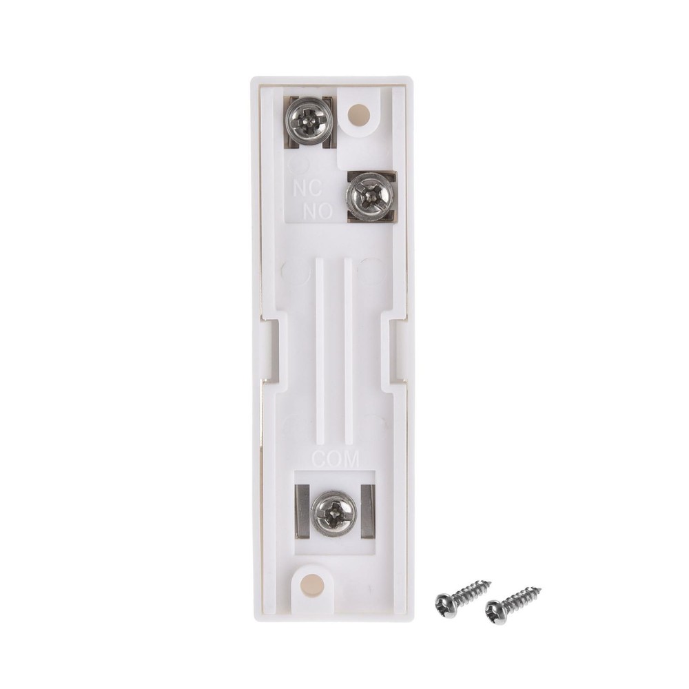 4pcs Push to Exit Button Release Switch PC Panel 12V 3A White 76mmx23mm