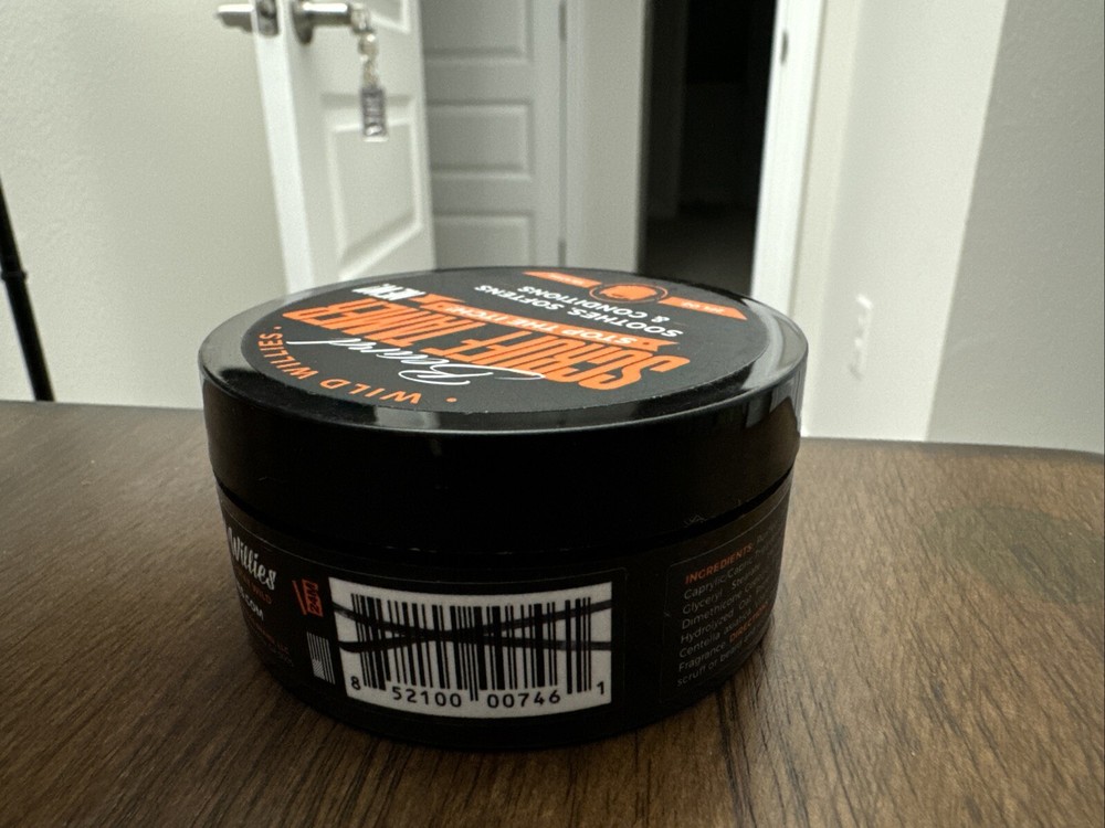 Wild Willies Beard Scruff Tamer, Beard Styling Cream, 2 fl oz