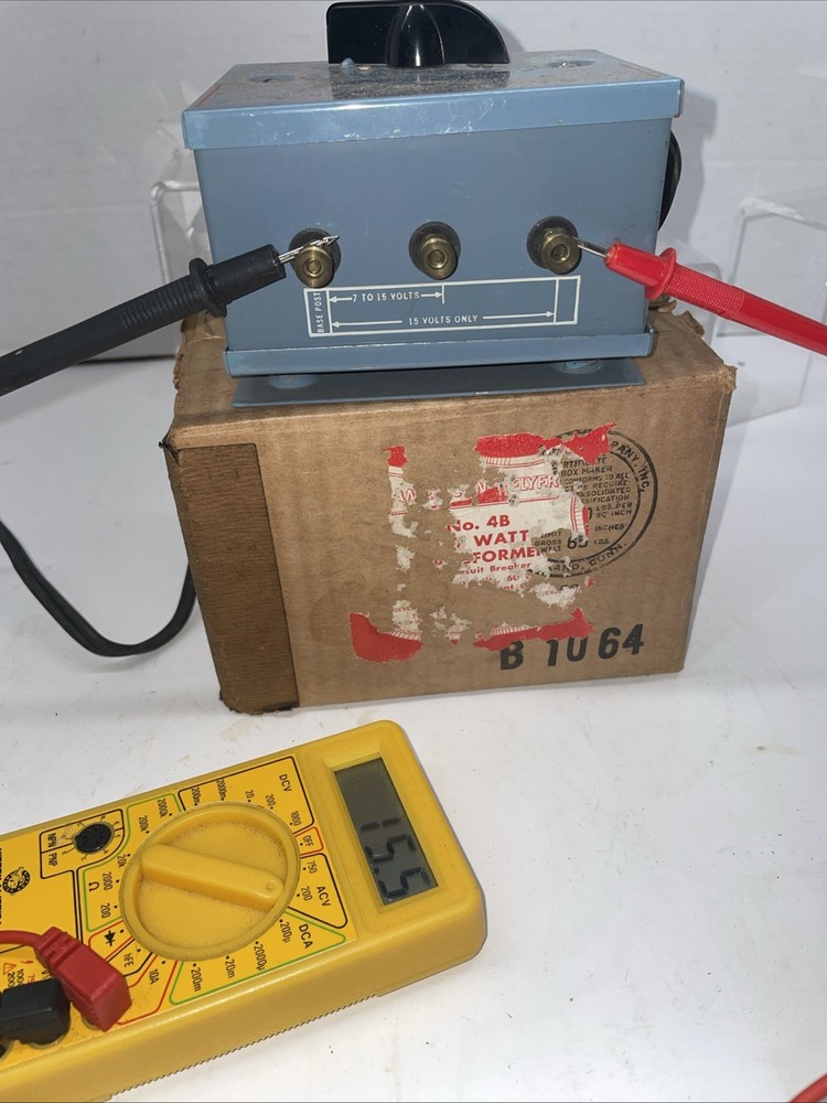 American Flyer 4B Transformer Tested Clean Original Box