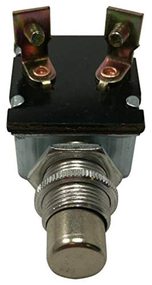 Universal Solenoid/Ignition Starter Momentary Push Button Switch - 12V 15 Amp