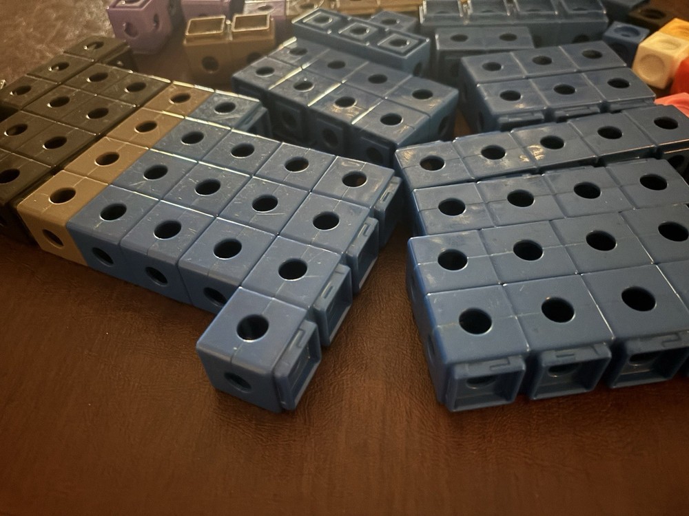 145 Connected Counting Blocks Two Different Sets
