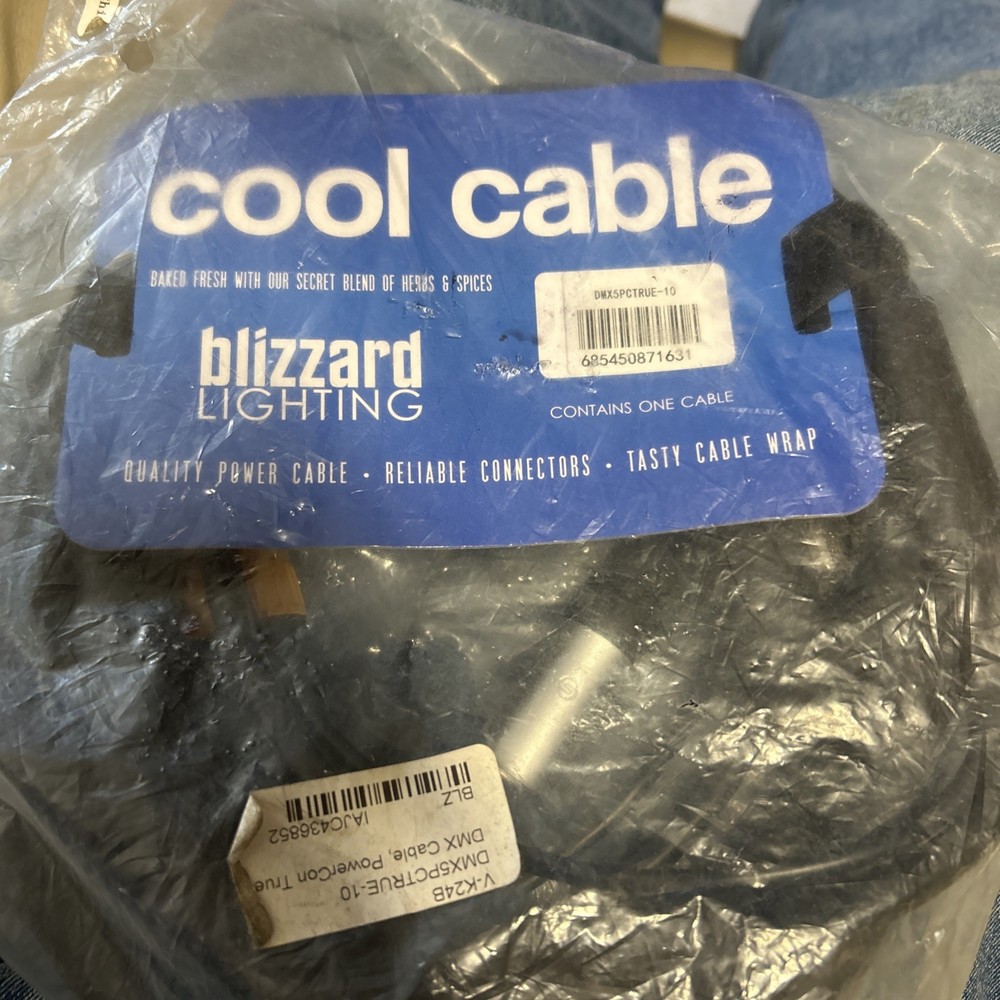 Cool Cable Blizzard Lighting Dmx5pctrue-10 Power Cable