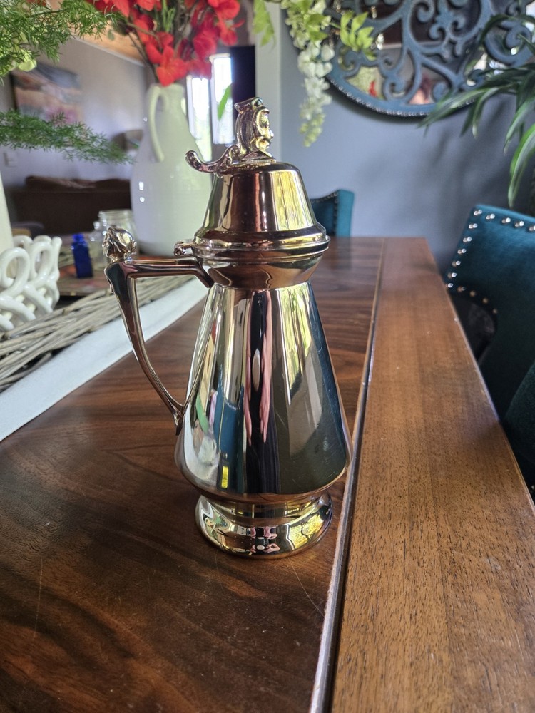 Antique Silver Plated Pitcher Container