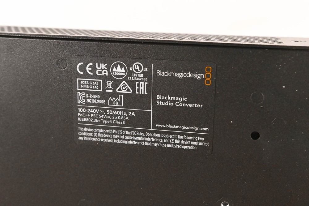 Blackmagic Design Studio Converter CG01WRZ