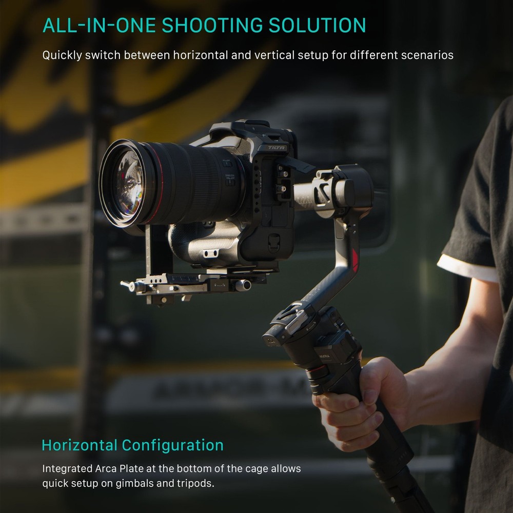 Tilta TA-T36-A-B Full Camera Cage Top Handle Basic Kit For Canon R1 Camera