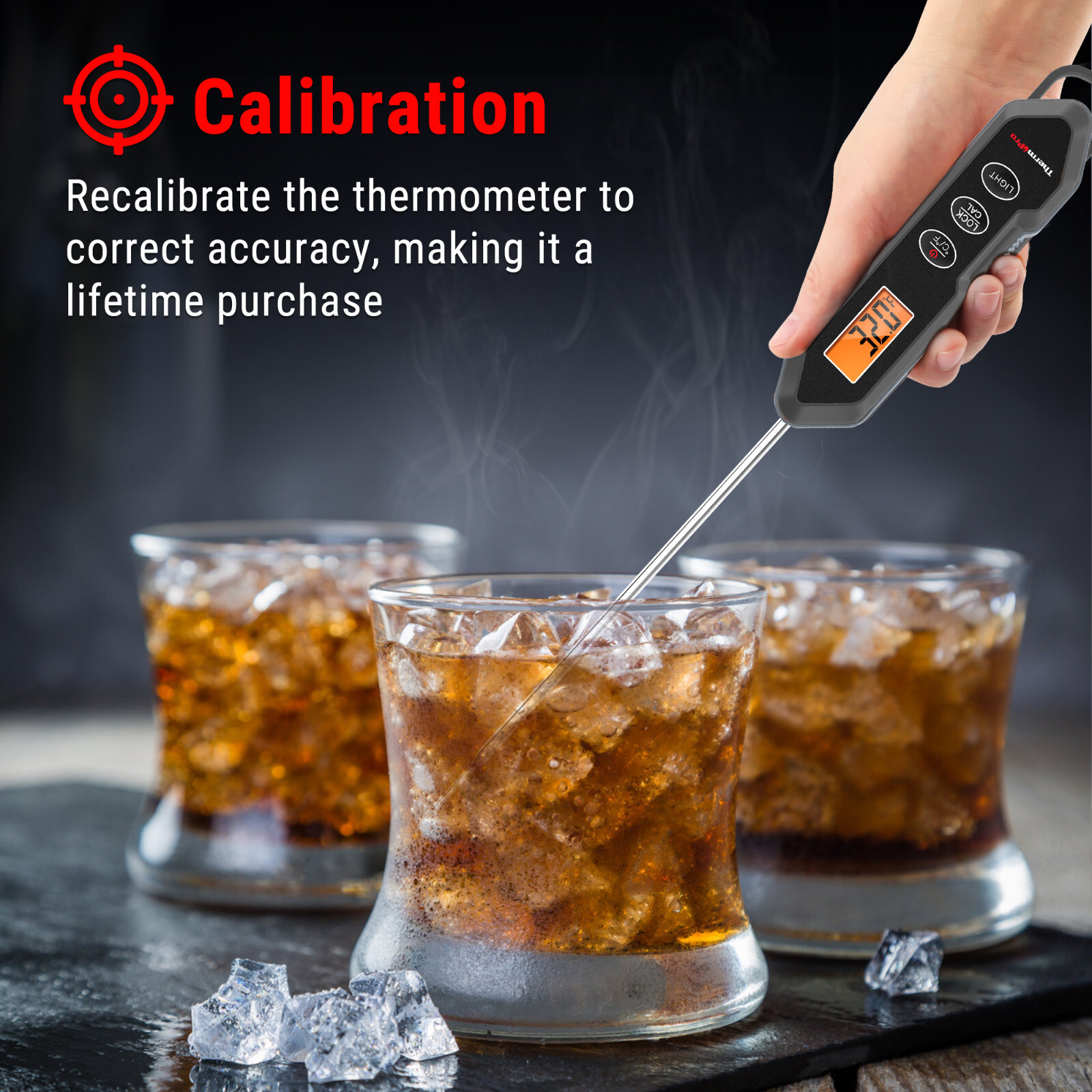 Themopro TP15HW 5.4 Long Probe Waterproof Instant Read Digital Meat Thermometer