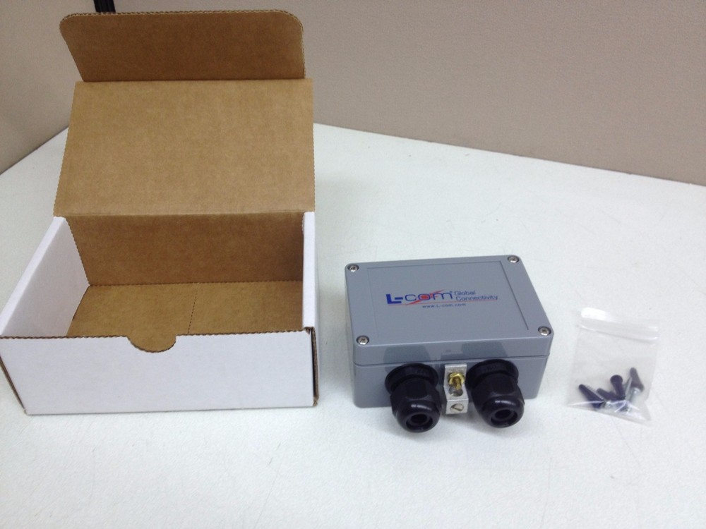NEW L-Com CAT5e Weatherproof Lightning Surge Protector SP73925