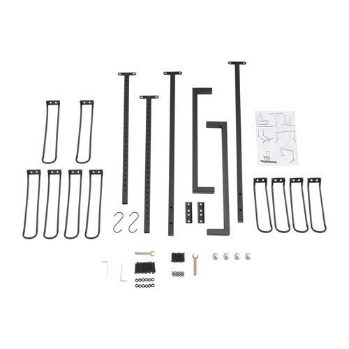 5-Slot Bike Organizer Bicycle Parking Rack Bicycle Storage Holder Floor Stand