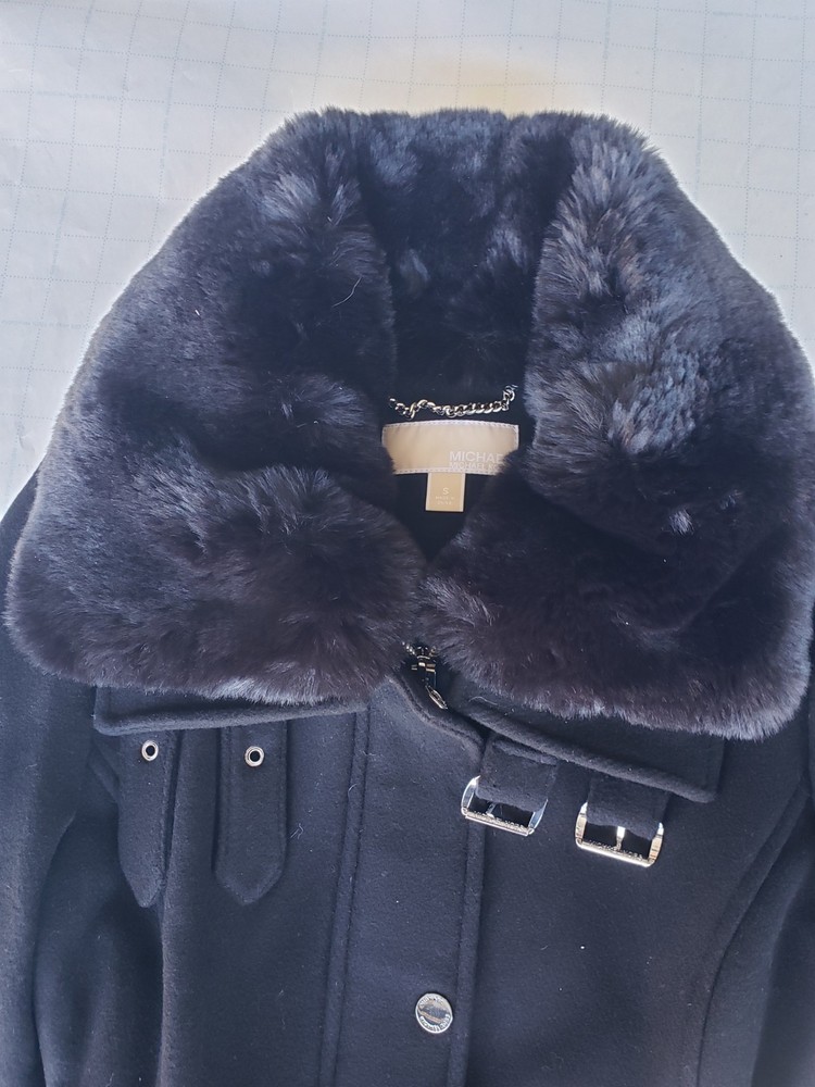 Michael Kors Long OverCoat Black