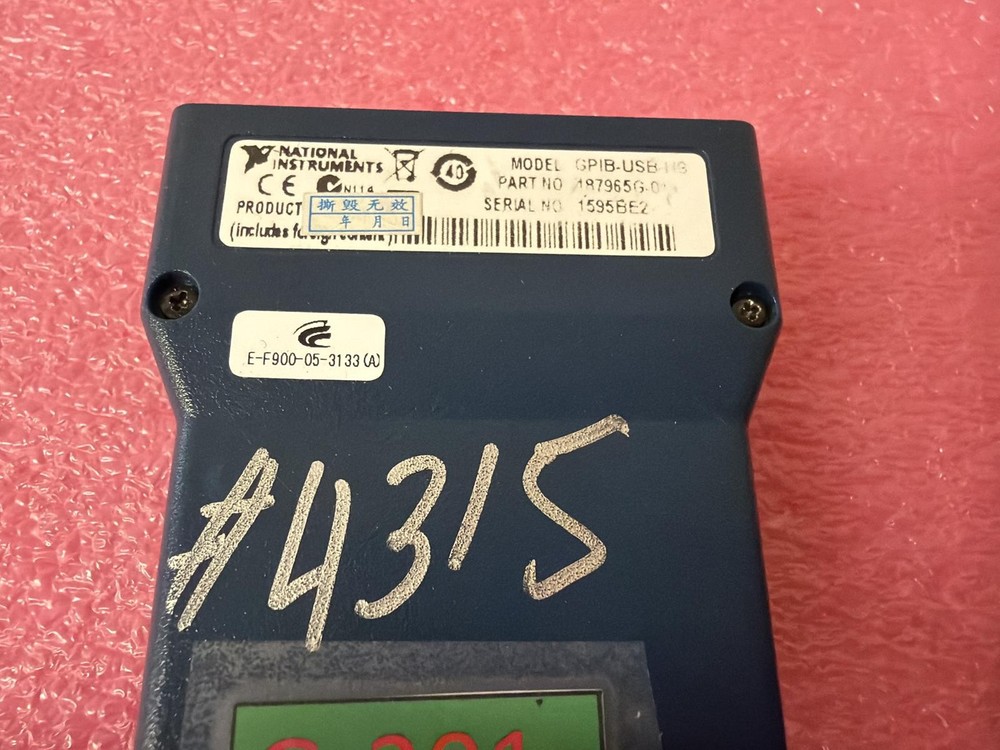 NATIONAL INSTRUMENTS GPIB-USB-HS 187965G-01 INTERFACE ADAPTER