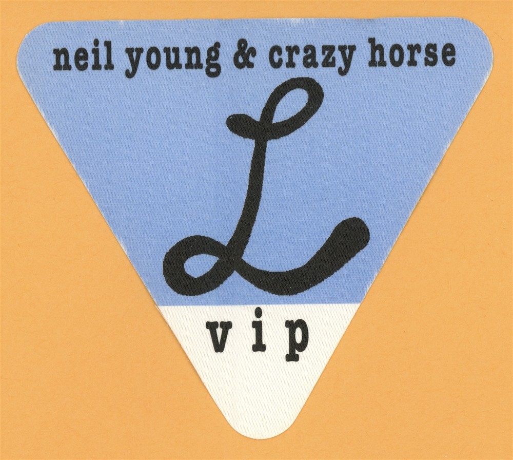 Neil Young 2003 w/ Crazy Horse Concert Tour VIP Backstage Pass