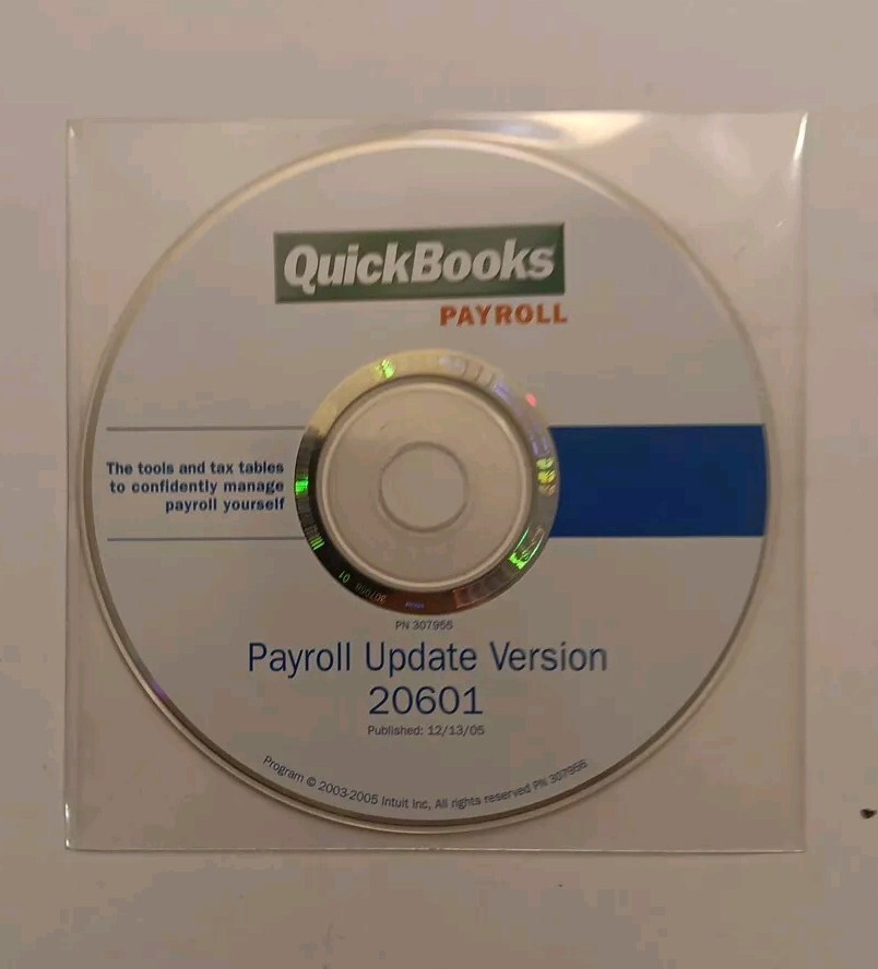 Quickbooks Payroll 2003-2005 Update Version 20601