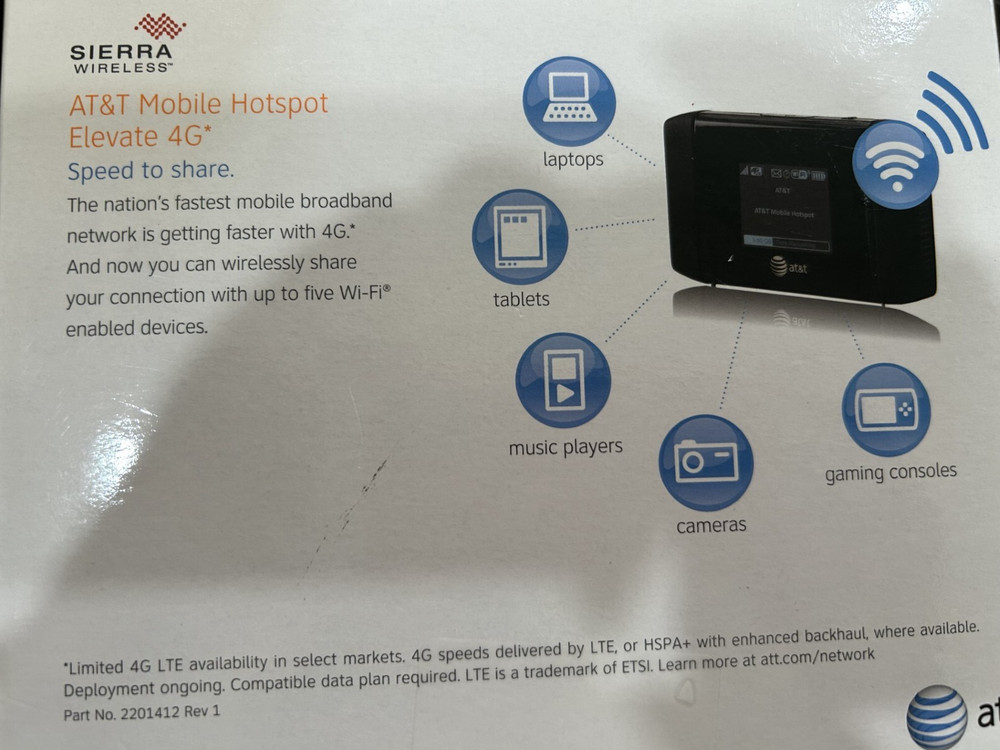 Sierra Wireless AT&T Mobile Hotspot Elevate 4G