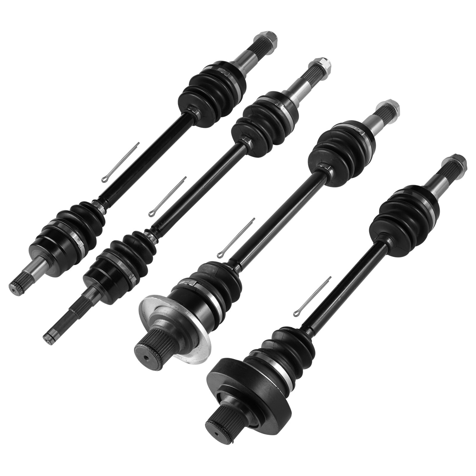 Front Rear Left Right Complete Axles for Yamaha Rhino 450 YXR450F 4WD 2006-2009