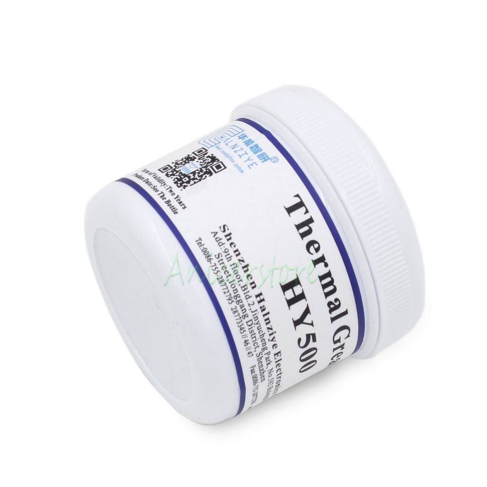 2X 100g Gold + Grey Silicone Compound Thermal Grease Paste For CPU GPU IC LED