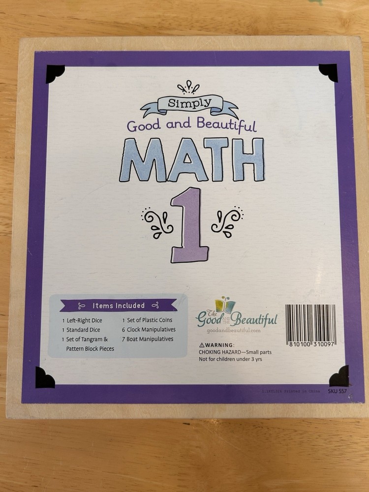 The Good & the Beautiful Math Box: Math 1 GUC Missing Dice
