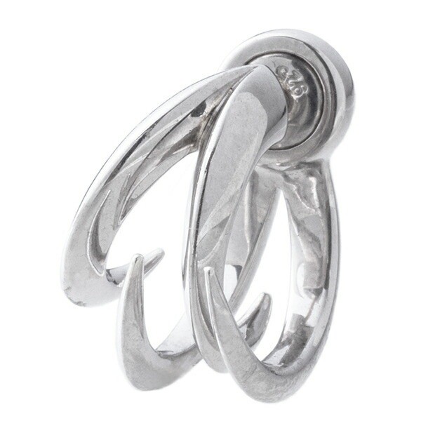 Artemis Classic Hold On Silver Stud Earring (Single, 925 Silver)