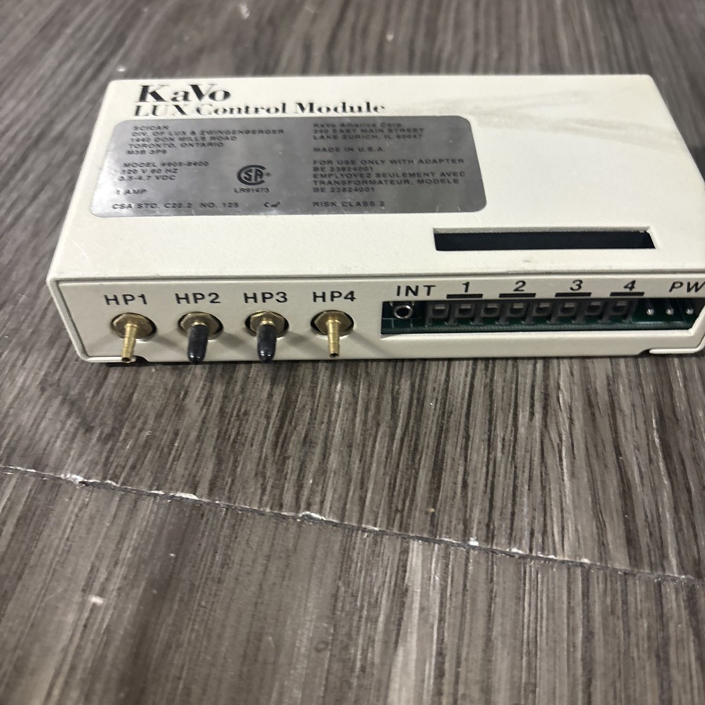 Kavo Dental Lux Fiber Optic Light Source Control Module #H3