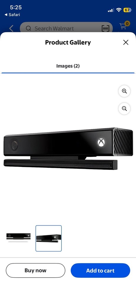 Microsoft Xbox One Kinect Sensor Bar - Black