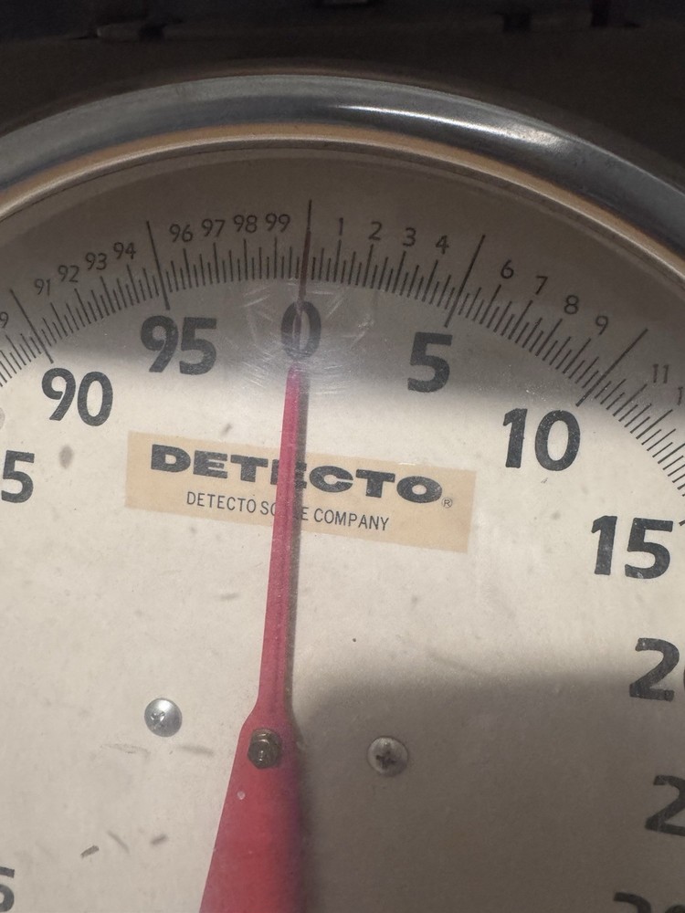 Detecto T100 100-lb Capacity Top Loading Fixed Dial Scale