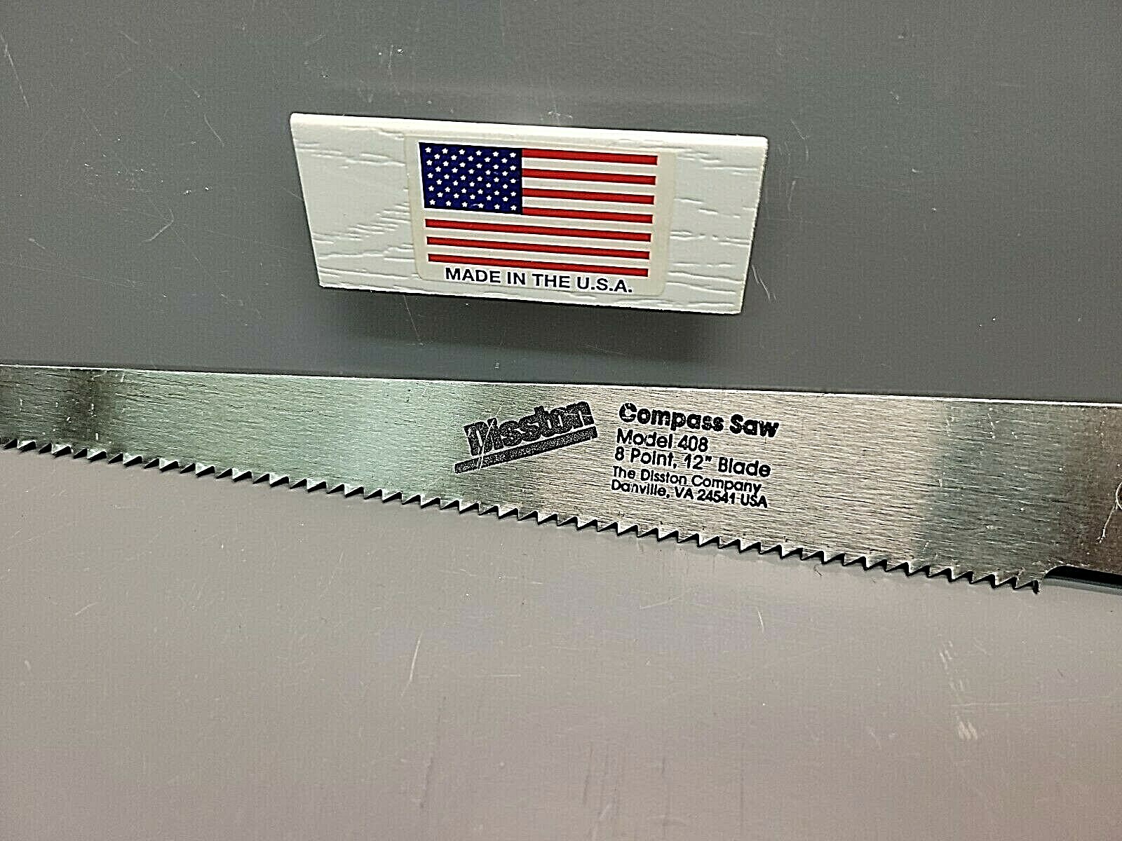 Disston Keystone Keyhole Compass Saw Blade Model 4 / K4 8-10 TPI 12" / 14"