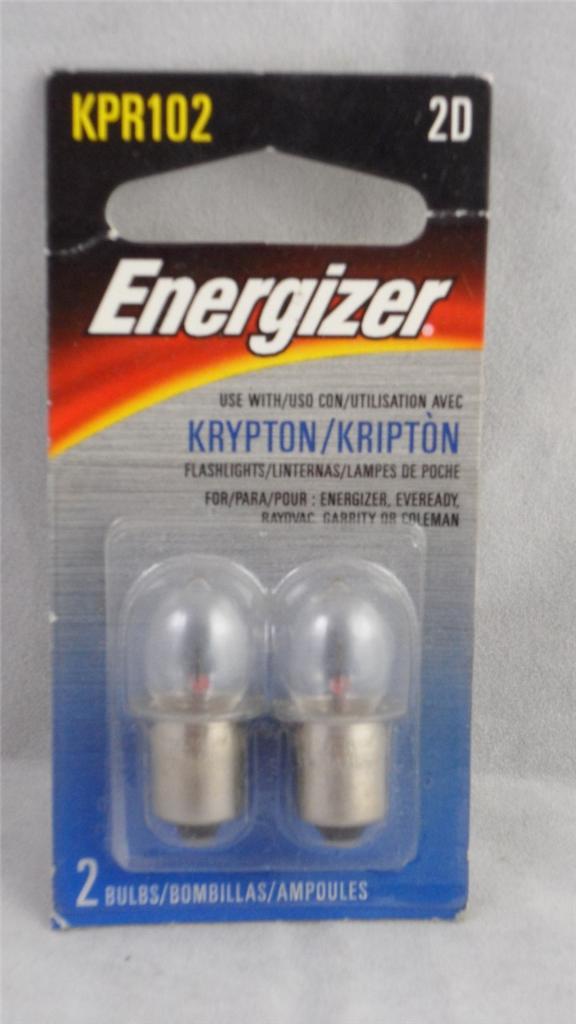 NEW 4 Pack Energizer KPR102 2D Krypton Flashlight Bulbs