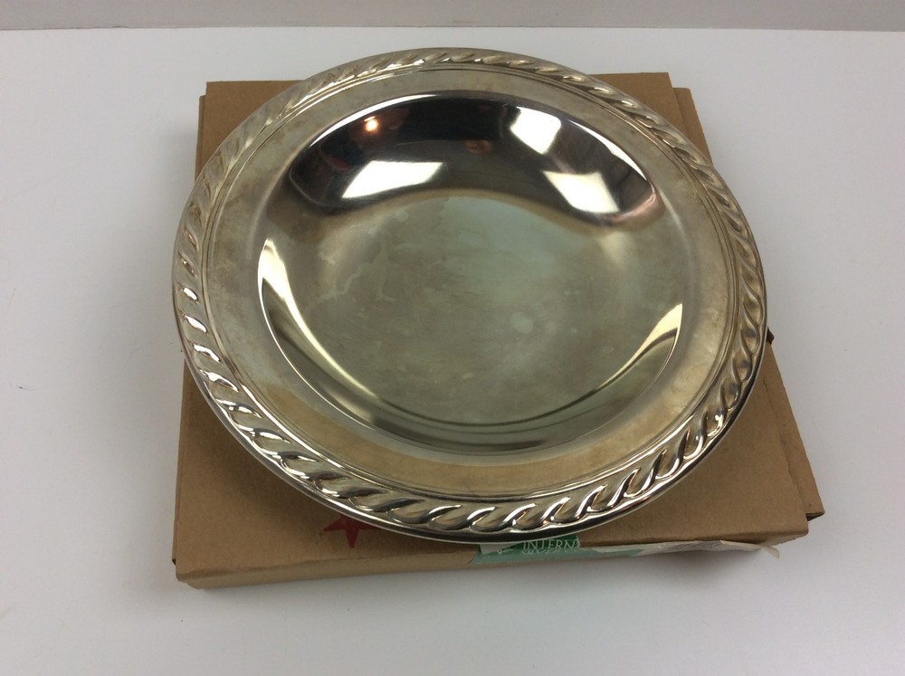 Vintage Wm Rogers Silverplate 41481 Bon Bon Bonbon Tray International Silver Co.