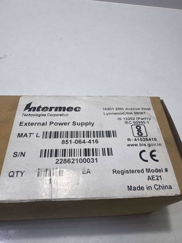 Intermec 851-064-416 12V Power Supply