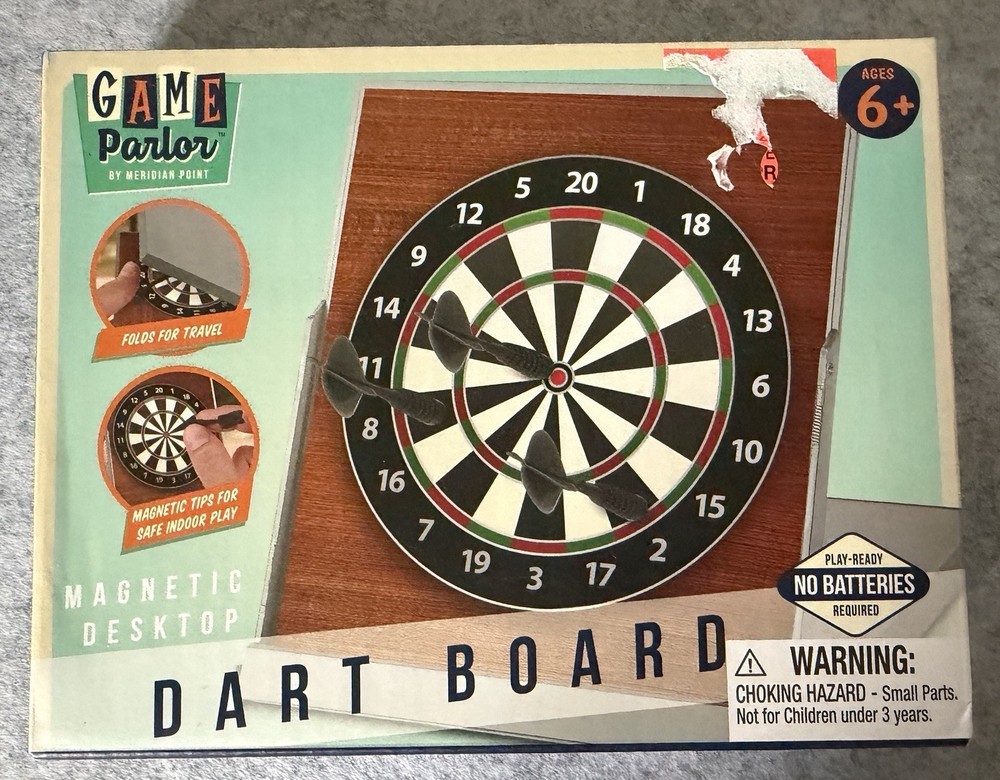 Game Parlor Dart Board Set Magnetic Desktop Game