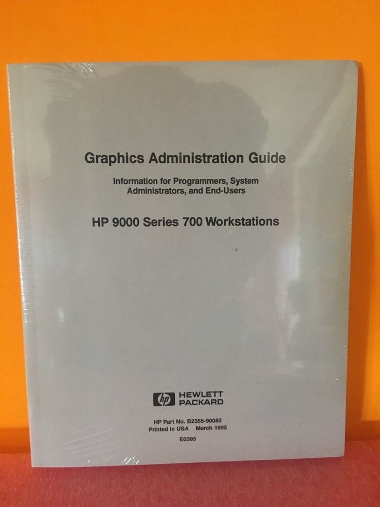 HP / Agilent B2355-90082 Graphics Administration Guide