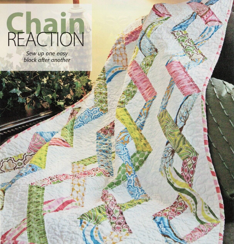 Chain Reaction Quilt Pattern Pieced LH