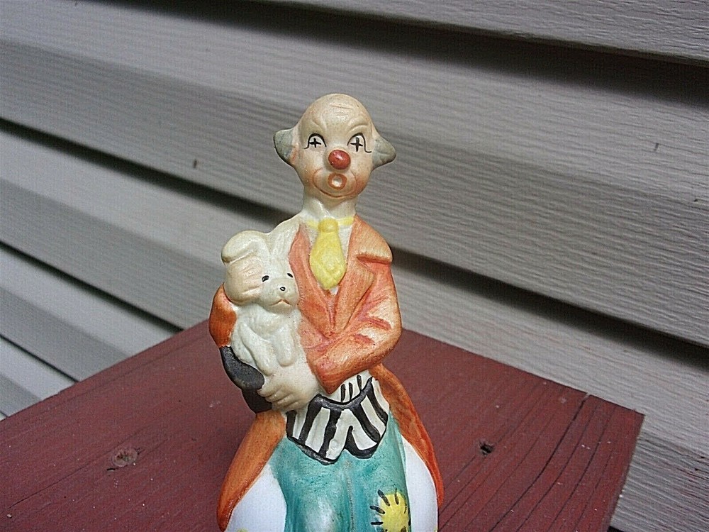 Clown with Bunny Rabbit Bell