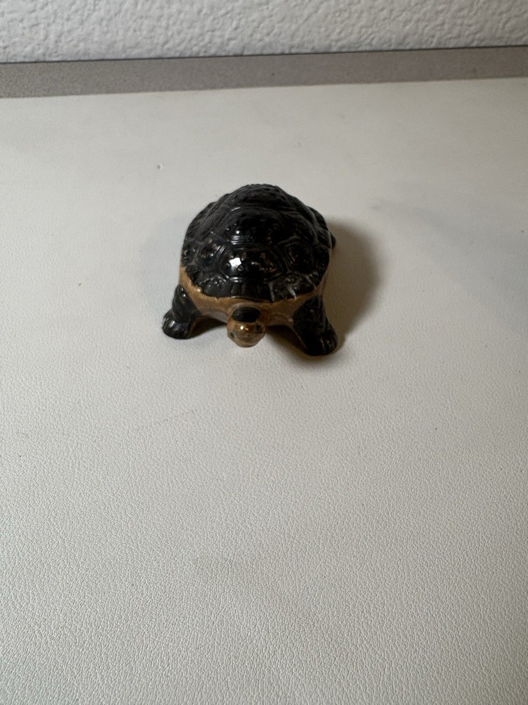 vintage ceramic turtle figurine From Japan