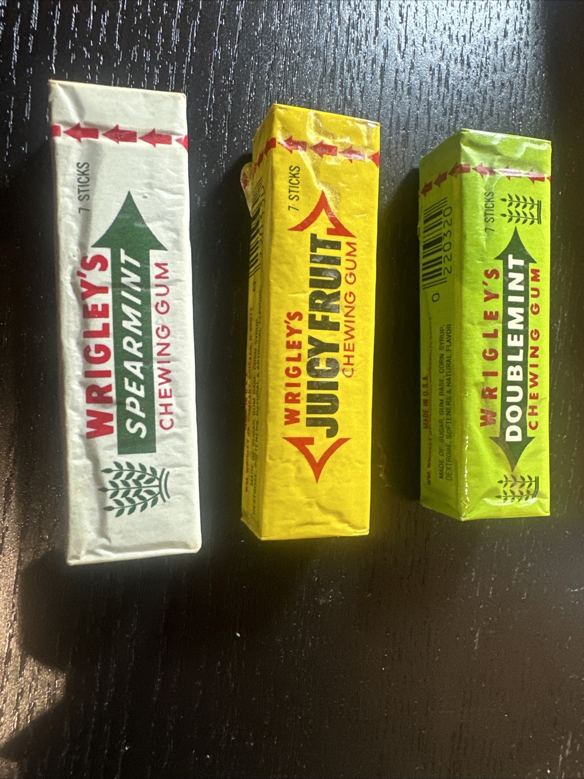 Wrigley GUM 3 pack Fun Box Gift Variety Display RARE