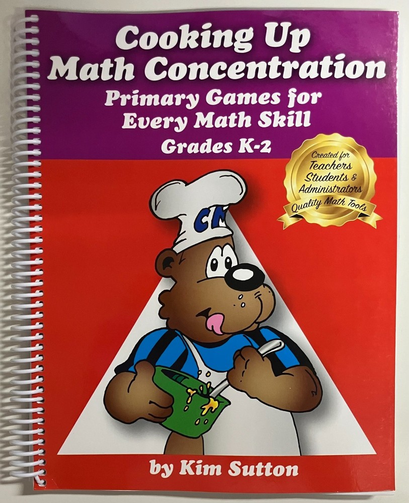 Cooking Up Math Concentration, Primary Games for Every Math Skill, K - 2 (NEW)
