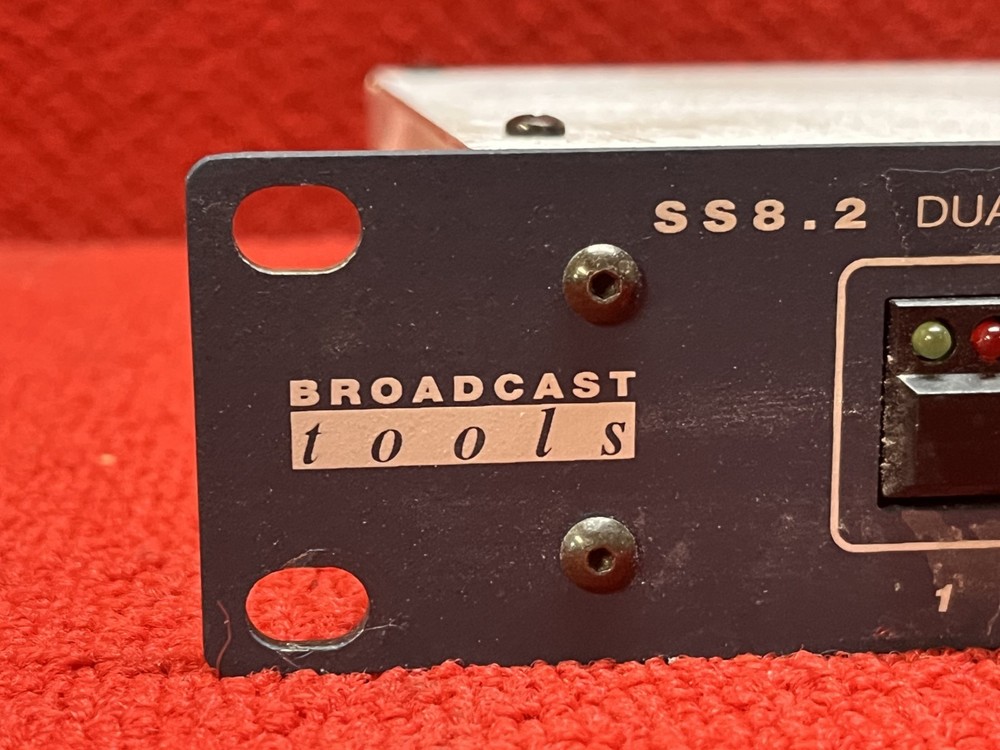 Used Broadcast Tools SS8.2 Dual Stereo Audio Switcher Untested Good Condition