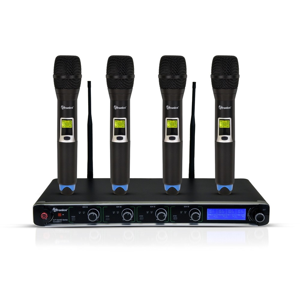 AVTronics Professional 200 Channel UHF Wireless Microphone System