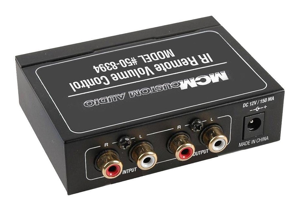 IR Remote, Volume Control, Line Level