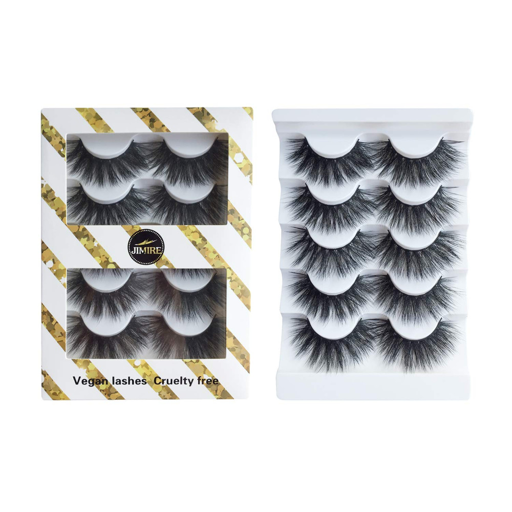 High Volume False Eyelashes Fluffy 3D Lashes Pack 5 Pairs