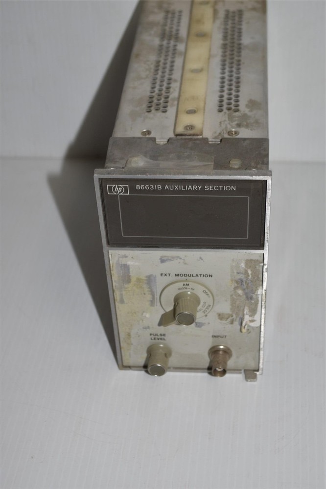 HEWLETT PACKARD 86631B AUXILIARY SECTION PLUG IN (MPR10)