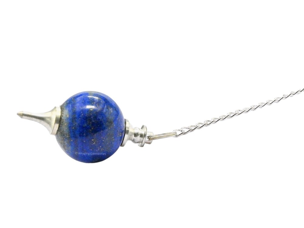 Lapis Lazuli Dowsing Crystal Ball Pendulum