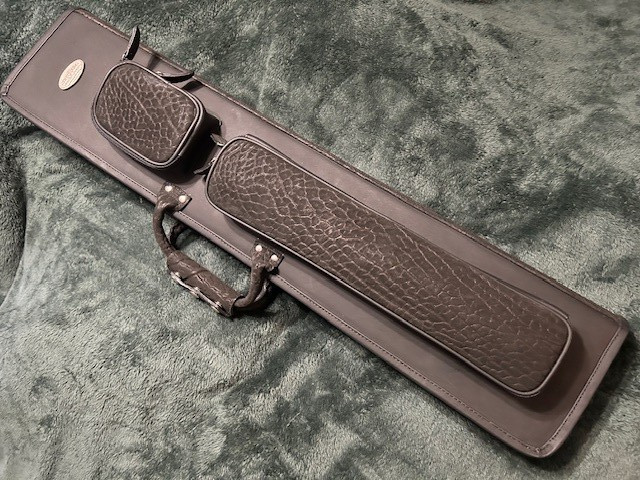 Gil Castillo Soft CUE CASE 6x12 Black Leather.