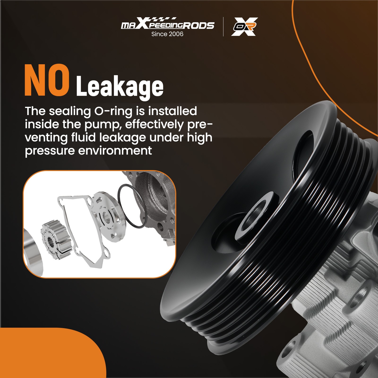 Power Steering Pump for Jeep Commander Grand Cherokee V8 5.7L 21-5461 2005-10