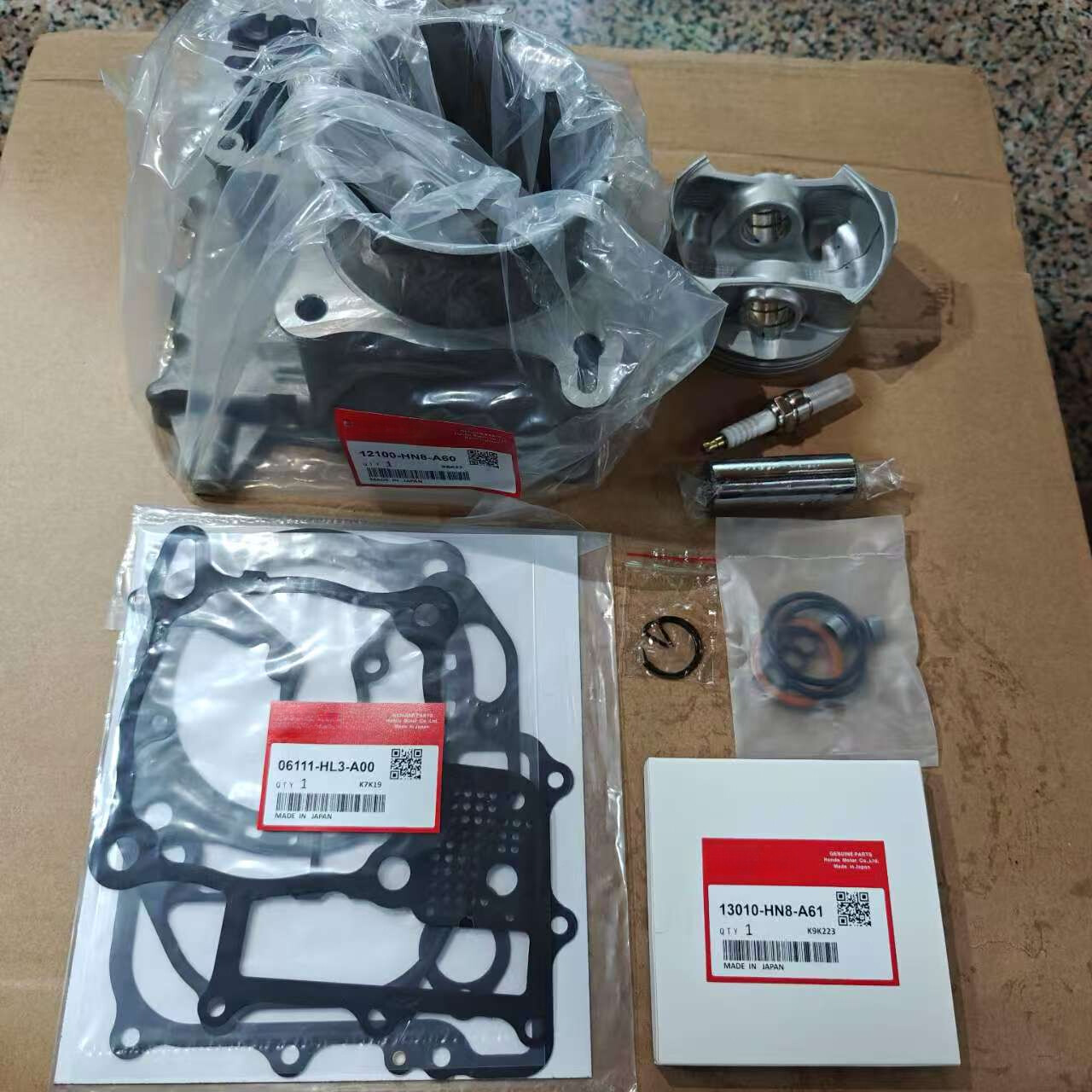 OEM TOP END KIT W/ CYLINDER For HONDA 14-23 PIONEER SXS700 06-22 RINCON TRX680