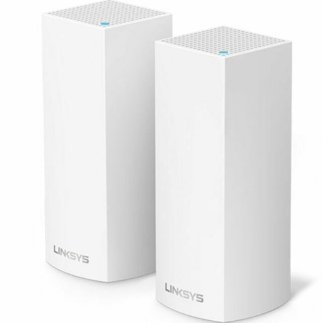 Linksys Velop PWiFi System, Tri-Band, 2-Pack White (AC2200)