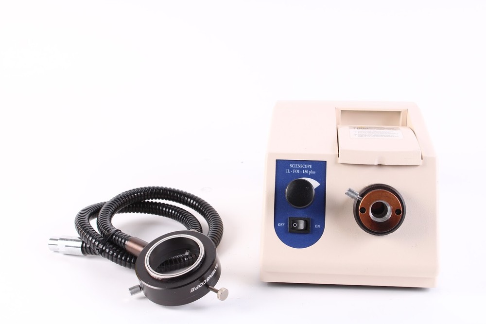 Sciencesope IL-FOI-150 Plus Microscope Illuminator W/ FC-A2-36 Ring Light