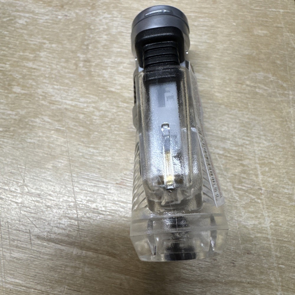 Vertigo Cyclone Triple Torch Cigar Lighter - Clear - New