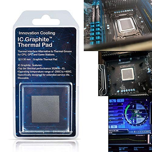 Graphite Thermal Pad 40x40mm 2-Pack for Thermal Paste Replacement